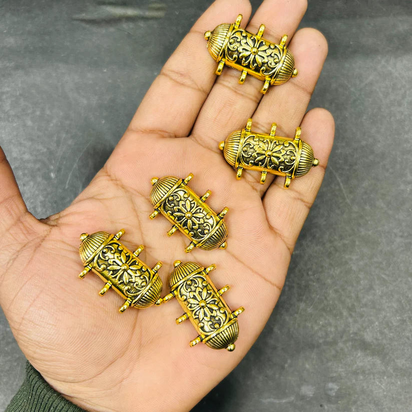 Golden ta'wiz oxidized for fabric jewellery making