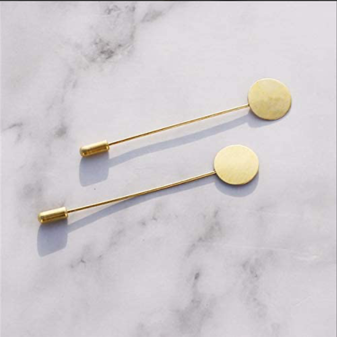 3 Inch Flat Round Tray Lapel Pin ( pack of 10)