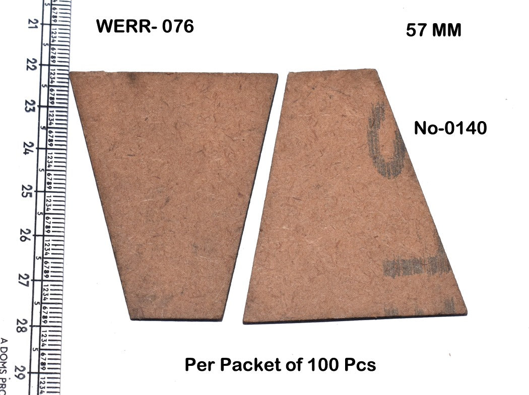 Mdf base for jewellery making pack of 100pc