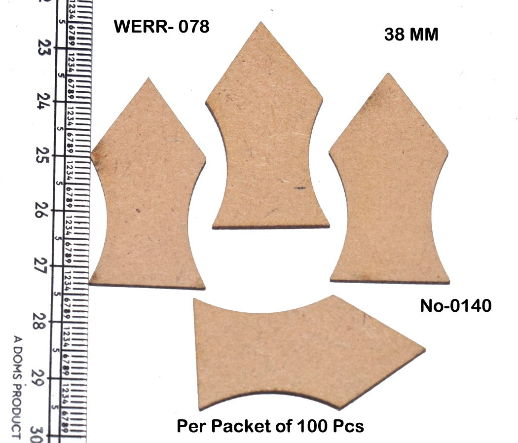 Mdf base for jewellery making pack of 100pc