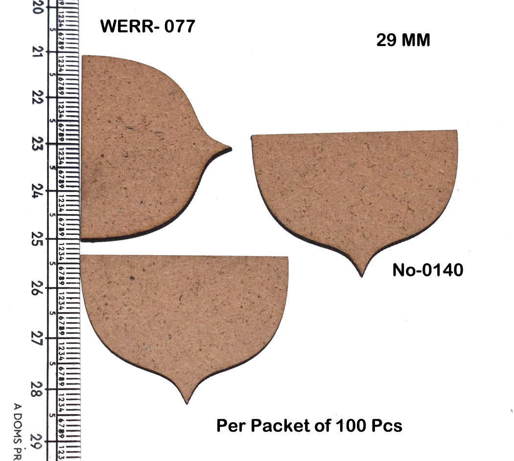 Mdf base for jewellery making pack of 100pc