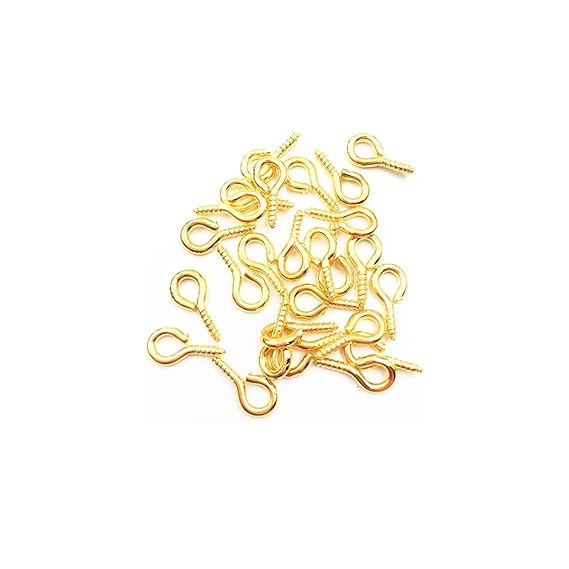 Small Screw Eye Pins for art diy and jewellery making pack of 100pcs