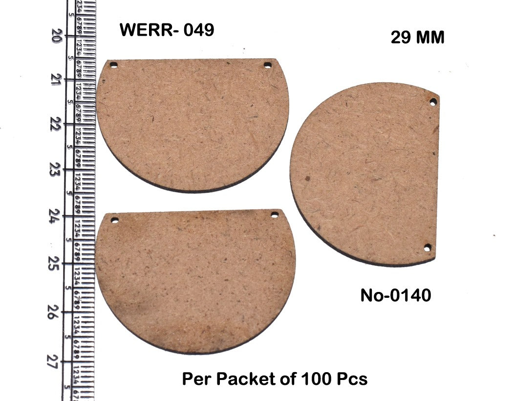 Mdf base for jewellery making pack of 100pc