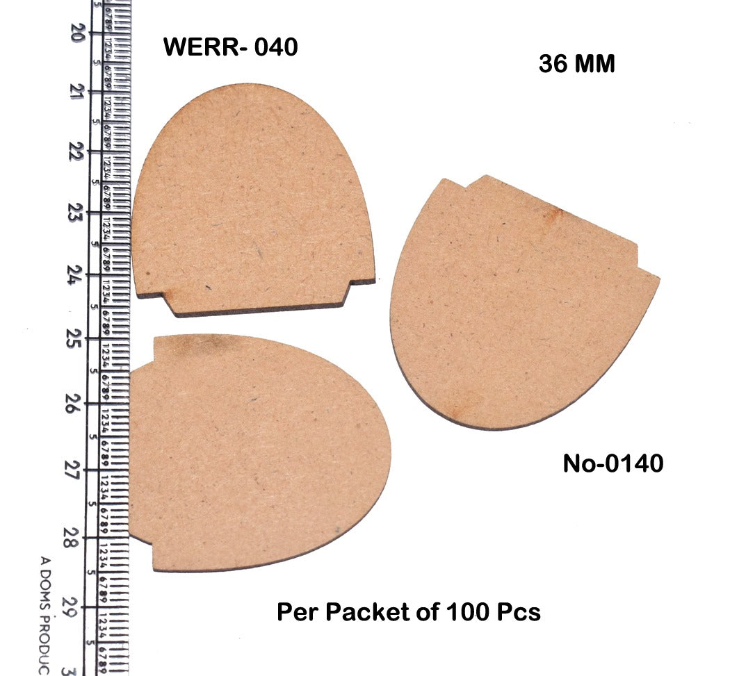 Mdf base for jewellery making pack of 100pc