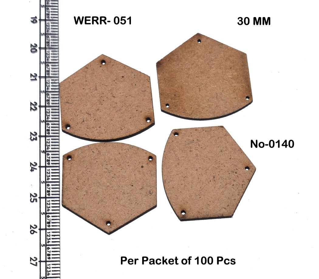 Mdf base for jewellery making pack of 100pc