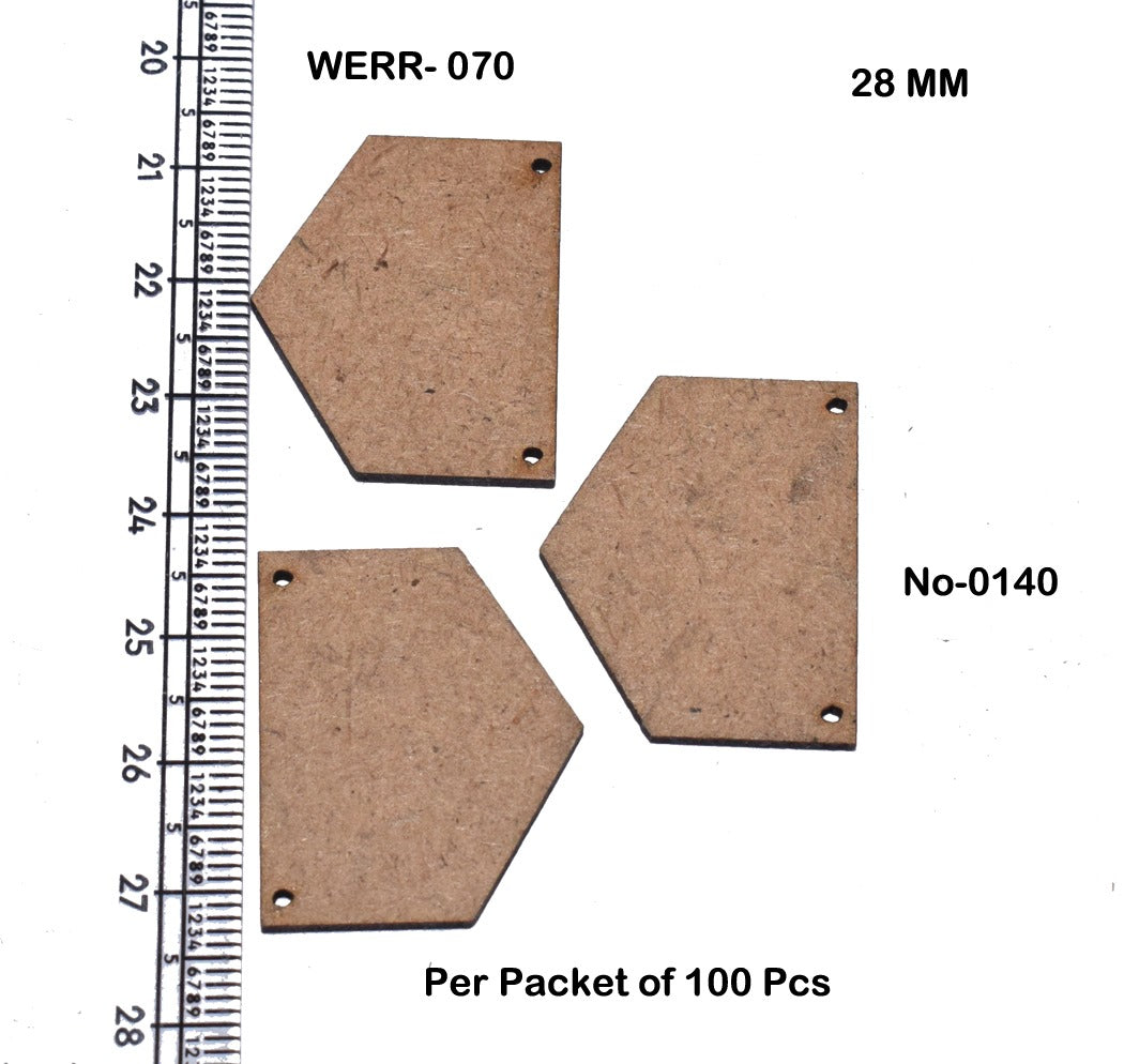Mdf base for jewellery making pack of 100pc