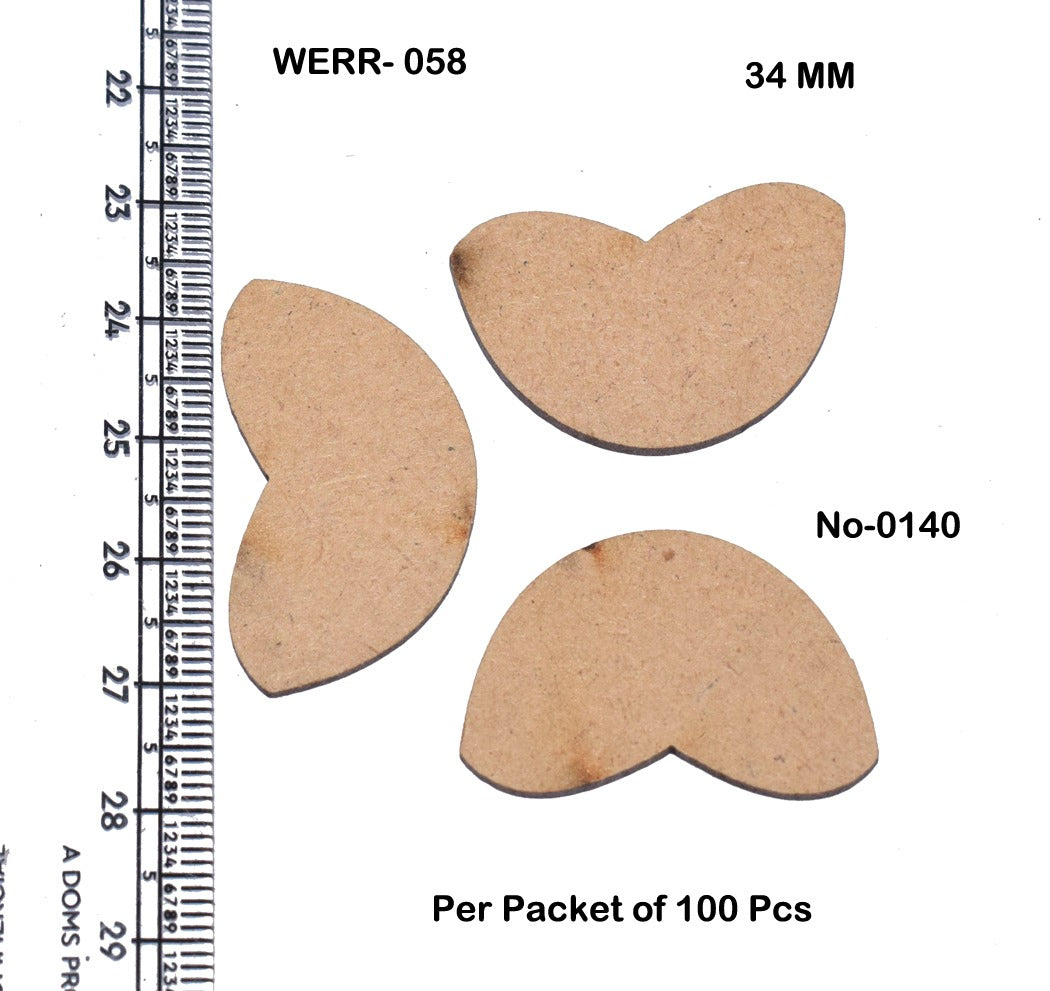 Mdf base for jewellery making pack of 100pc