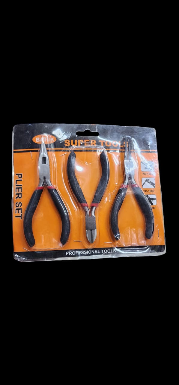 Basic tool kit 3 pc set (cutter, piler , rounder)