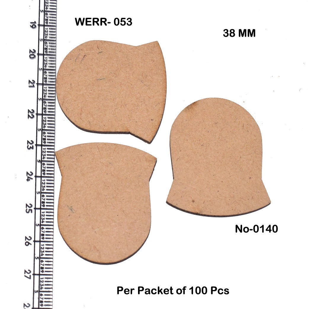 Mdf base for jewellery making pack of 100pc