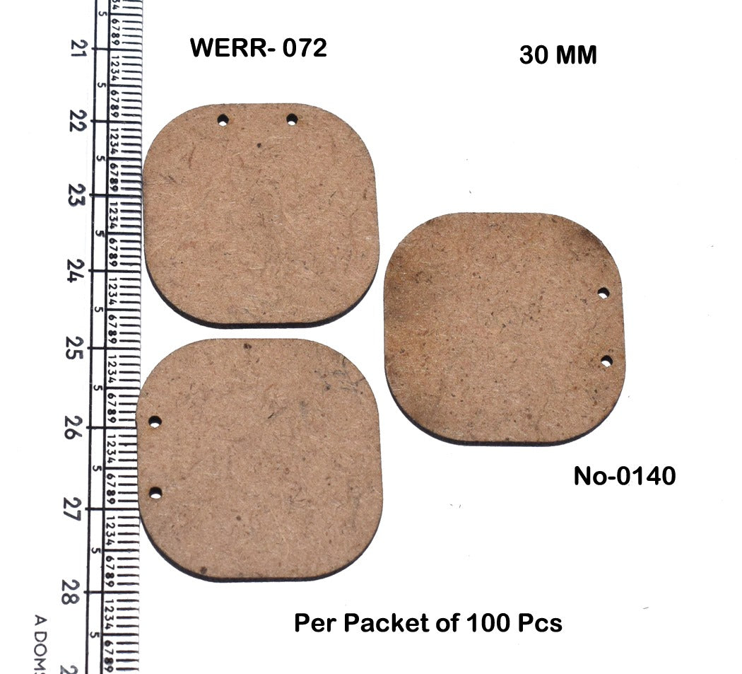 Mdf base for jewellery making pack of 100pc