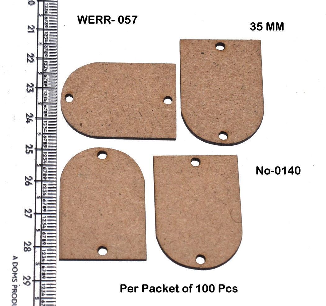Mdf base for jewellery making pack of 100pc
