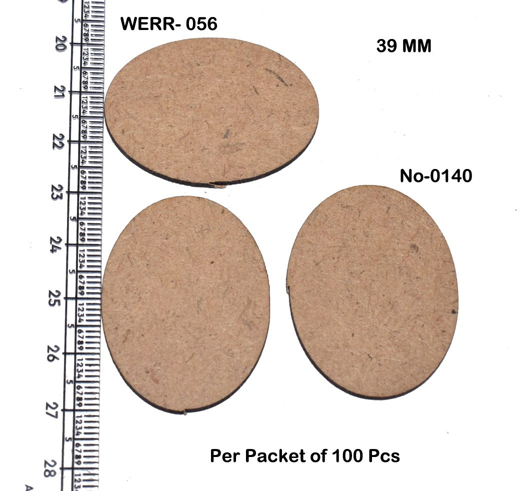 Mdf base for jewellery making pack of 100pc