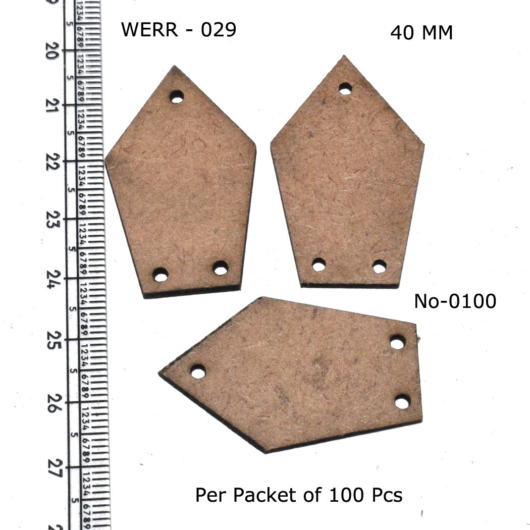 Mdf base for jewellery making pack of 100pc