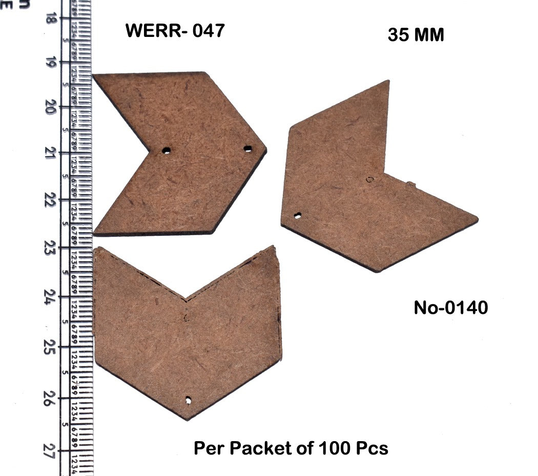 Mdf base for jewellery making pack of 100pc
