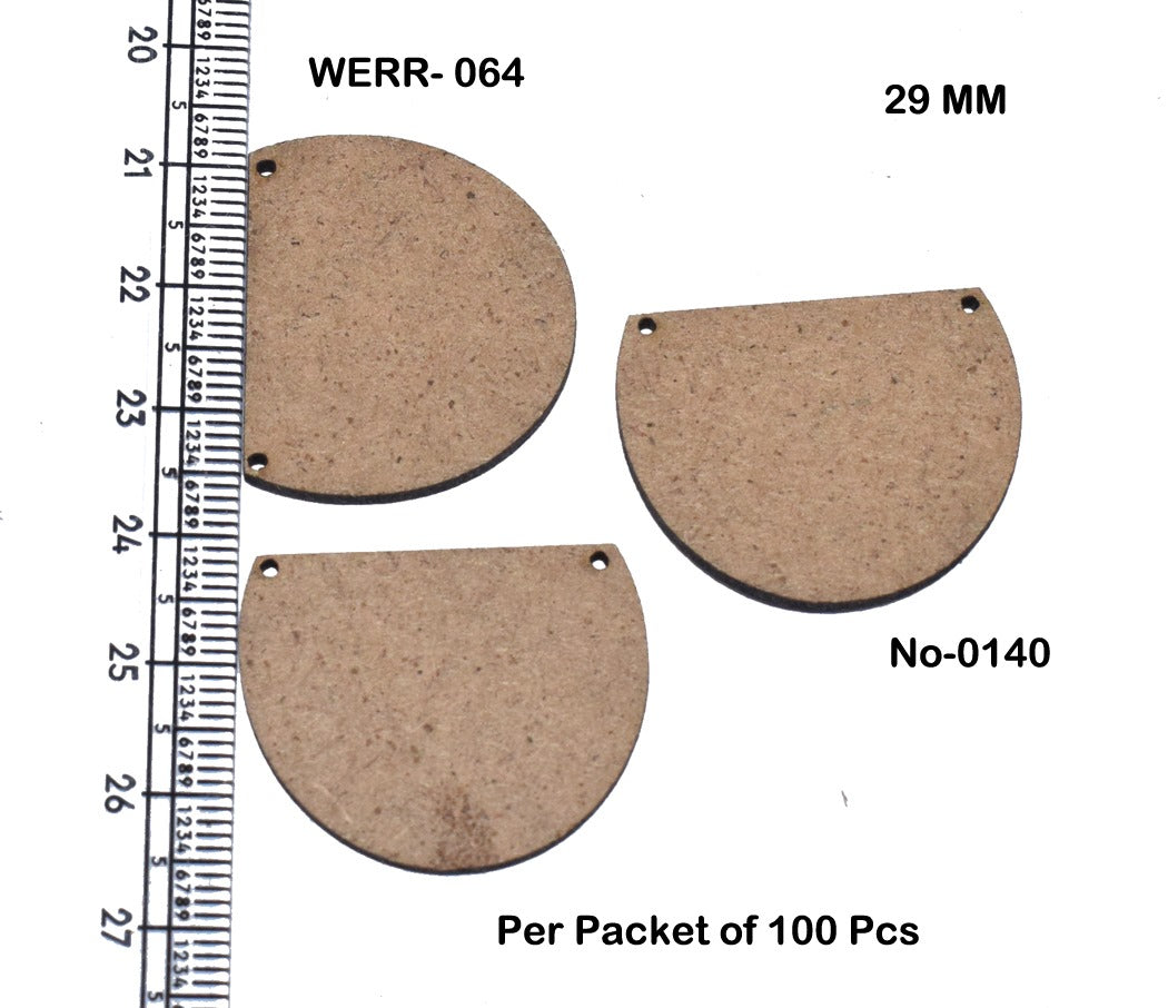 Mdf base for jewellery making pack of 100pc
