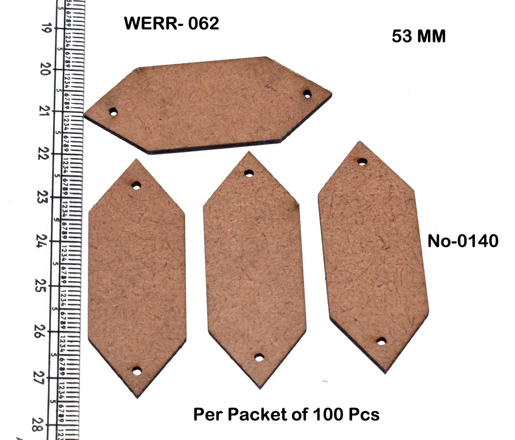 Mdf base for jewellery making pack of 100pc