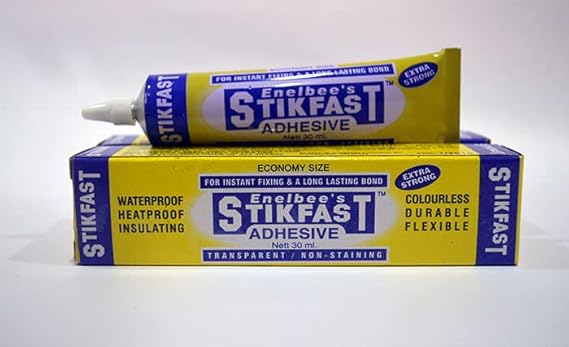 Stickfast glue for jewellery making multipurpose