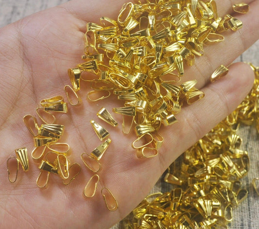 100 Gm, 6mm Pinch Bail Golden