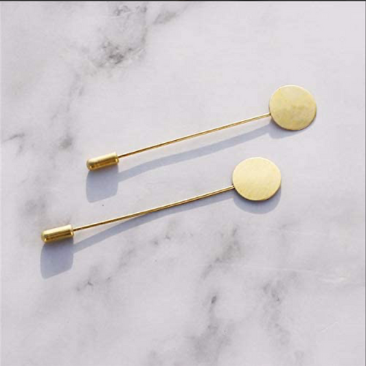 3 Inch Flat Round Tray Lapel Pin ( pack of 10)