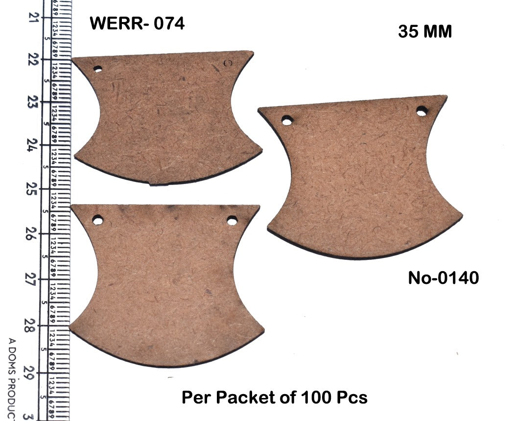 Mdf base for jewellery making pack of 100pc