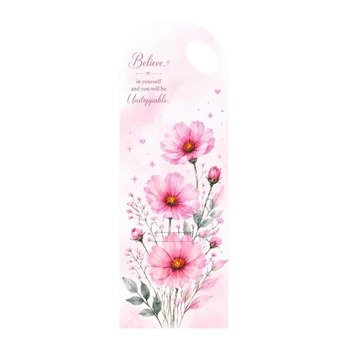Floral Bouquet Flower Card with Handle – 5 Pcs Pack